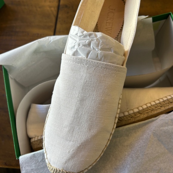 J. Crew Shoes - J. Crew Cream Espadrilles New in Box Sz 11
